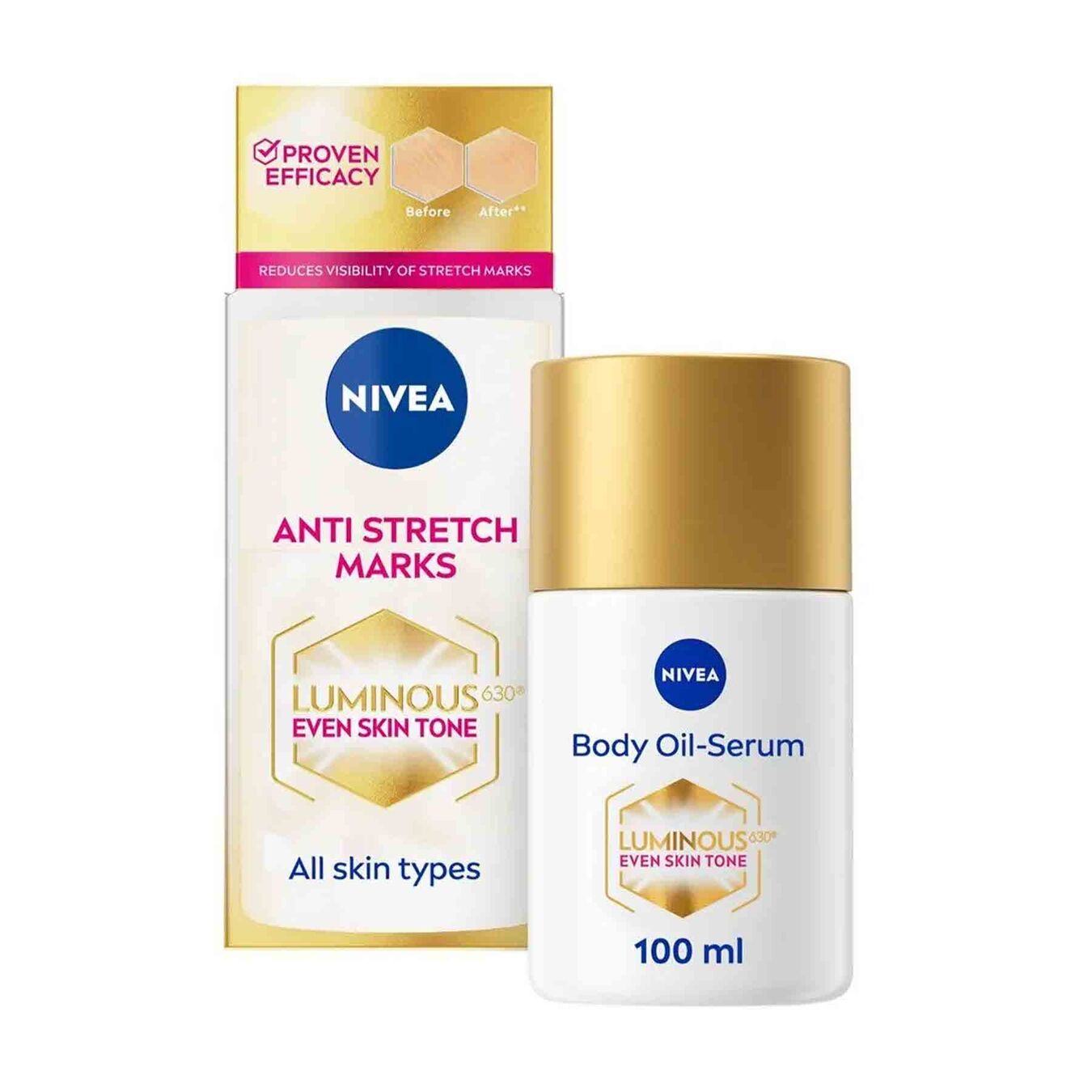 Nivea Luminous Anti-Dehnungsstreifen Body Öl-Serum 100ml Damen Nivea Luminous Anti-Dehnungsstreifen Body Öl-Serum 100ml Damen von Nivea