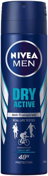 Nivea - Men Deo Dry Active Spray, Active, 150 ml von Nivea