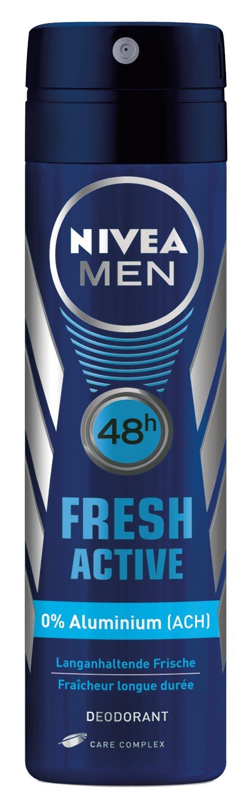 Nivea - Men Fresh Active Deodorant Spray, Fesh Active, 150 ml von Nivea