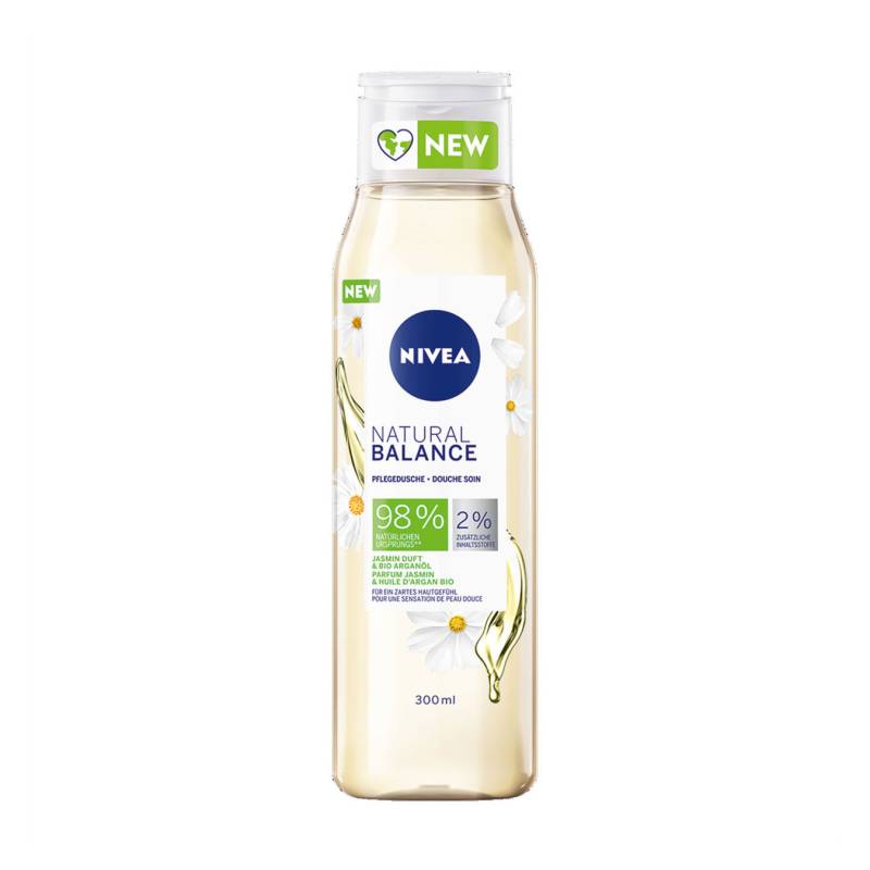 Nivea Natural Balance Pflegedusche Jasmin Duft & Bio Arganöl von Nivea