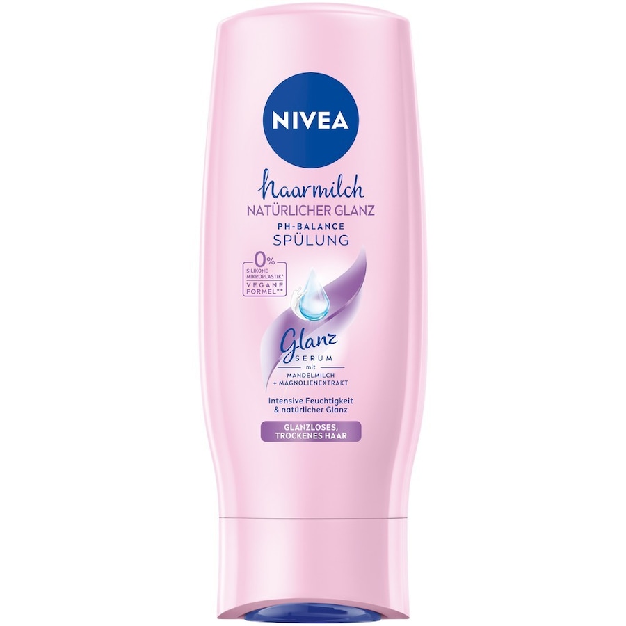 NIVEA  NIVEA Haarmilch Natürlicher Glanz Milde Spülung haarspuelung 200.0 ml von Nivea