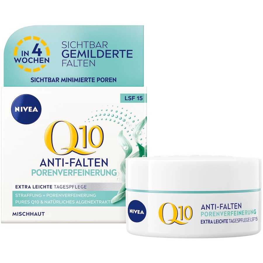 NIVEA  NIVEA Q10 Anti-Falten POWER Porenverfeinernde Tagespflege gesichtscreme 50.0 ml von Nivea