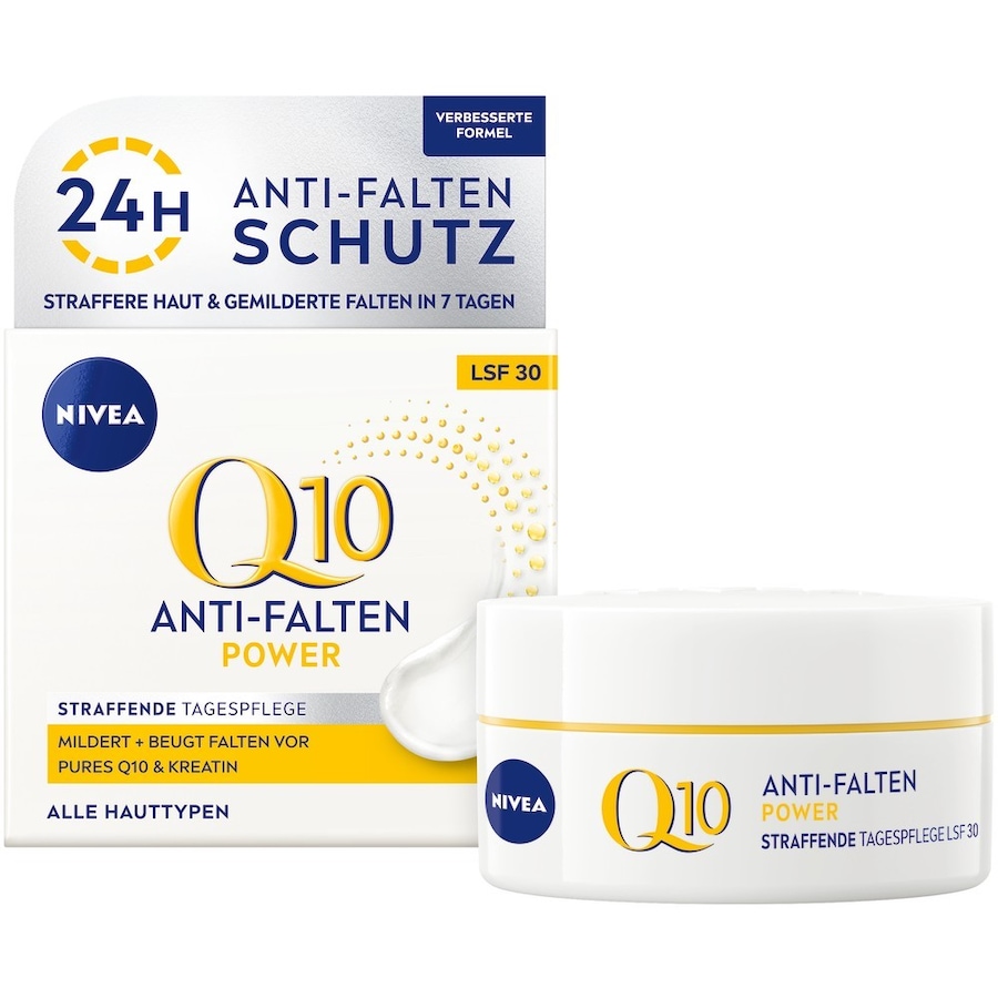 NIVEA  NIVEA Q10 Anti-Falten POWER Schützende Tagespflege LSF 30 gesichtscreme 50.0 ml von Nivea