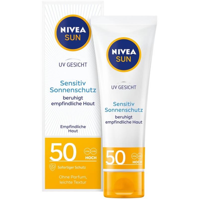 NIVEA NIVEA SUN NIVEA NIVEA SUN UV Gesicht Sensitiv Sonnenschutz Lotion sonnencreme 50.0 ml von Nivea