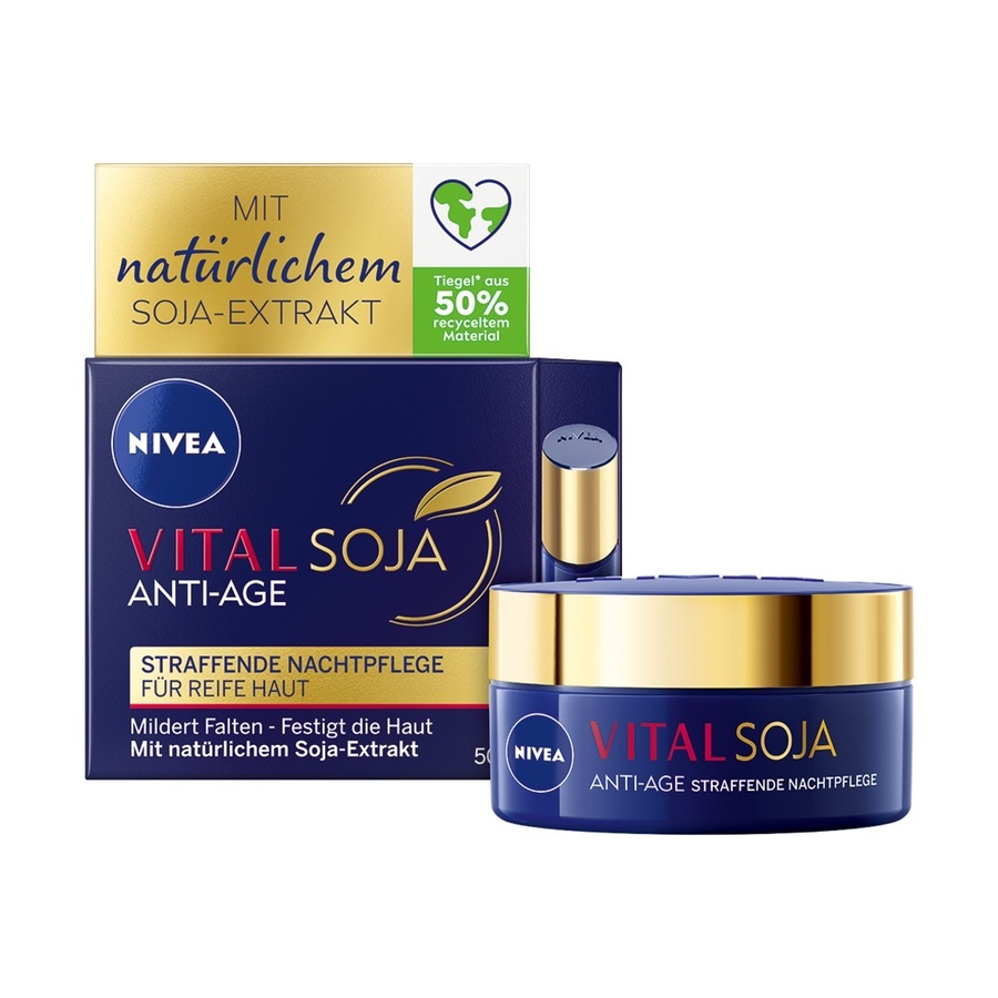 NIVEA NIVEA VITAL Soja Anti-Age Straffende Nachtpflege nachtcreme 50.0 ml NIVEA NIVEA VITAL Soja Anti-Age Straffende Nachtpflege nachtcreme 50.0 ml von Nivea