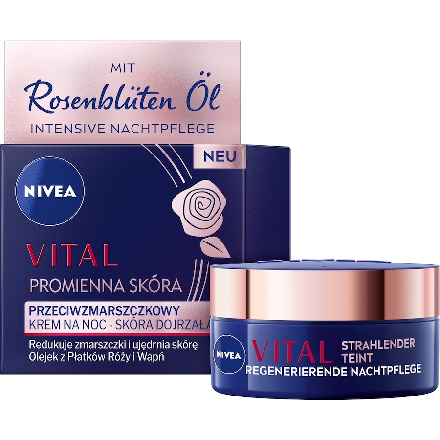 NIVEA  NIVEA VITAL Strahlender Teint Regenerierende Nachtpflege nachtcreme 50.0 ml von Nivea