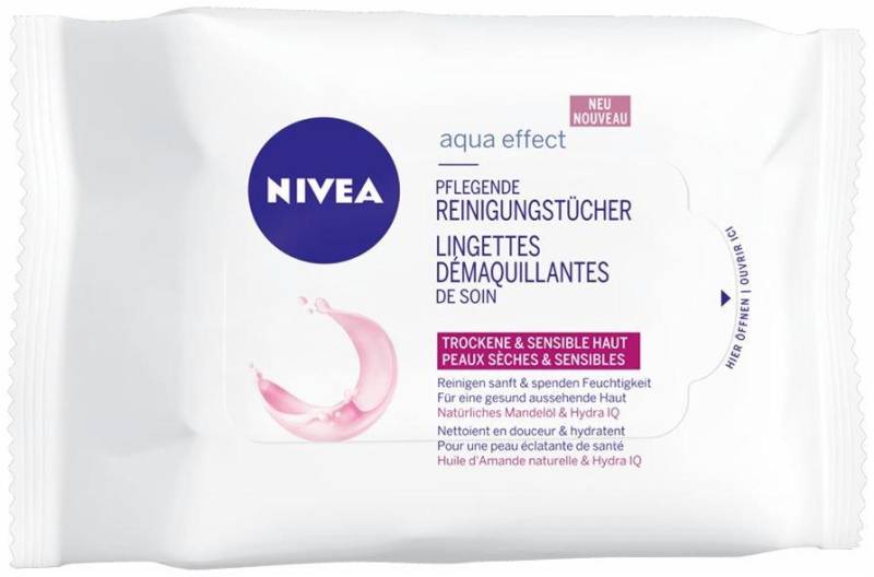 Pflegende Reinigungstücher Damen Weiss 25 pezzi von NIVEA