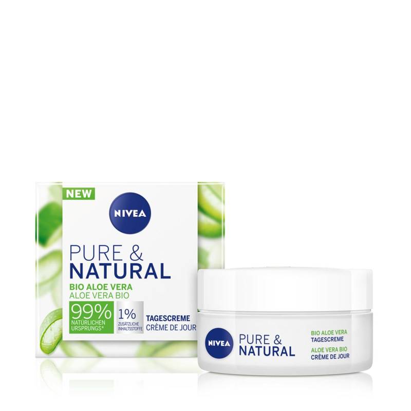 Nivea Pure & Natural Tagescreme 50ml Damen  50ml von NIVEA