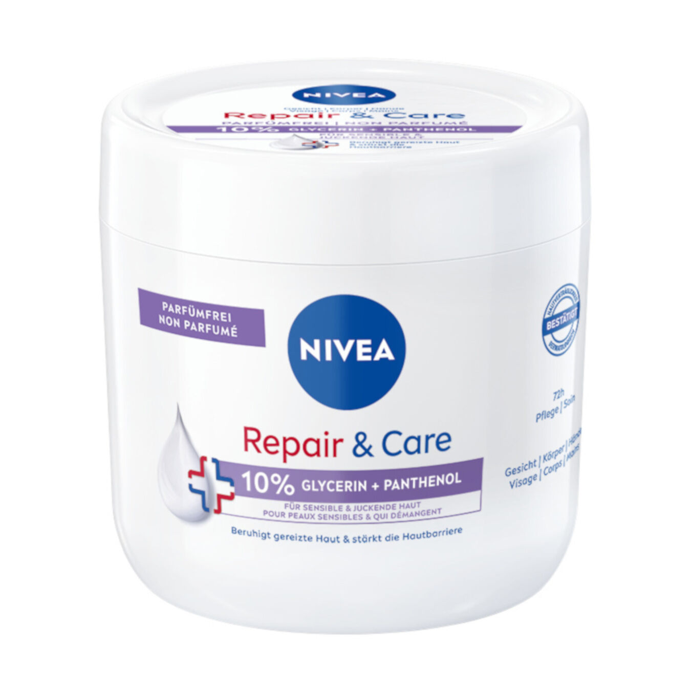 Nivea Repair & Care Sensitive Pflegecreme 400ml Damen von Nivea