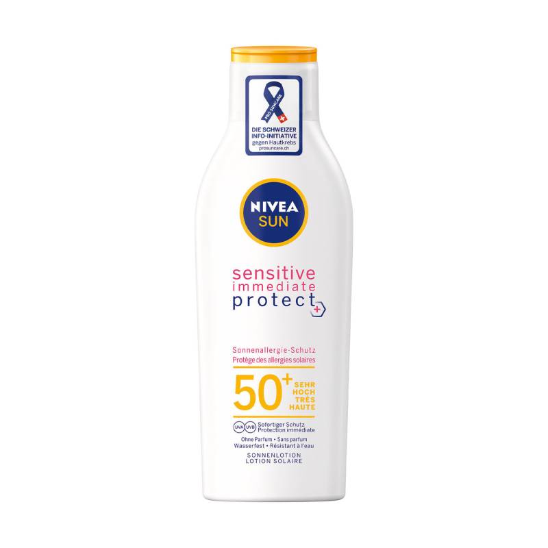 Nivea Sensitive Immediate Protect Sonnenlotion LSF 50+ von Nivea