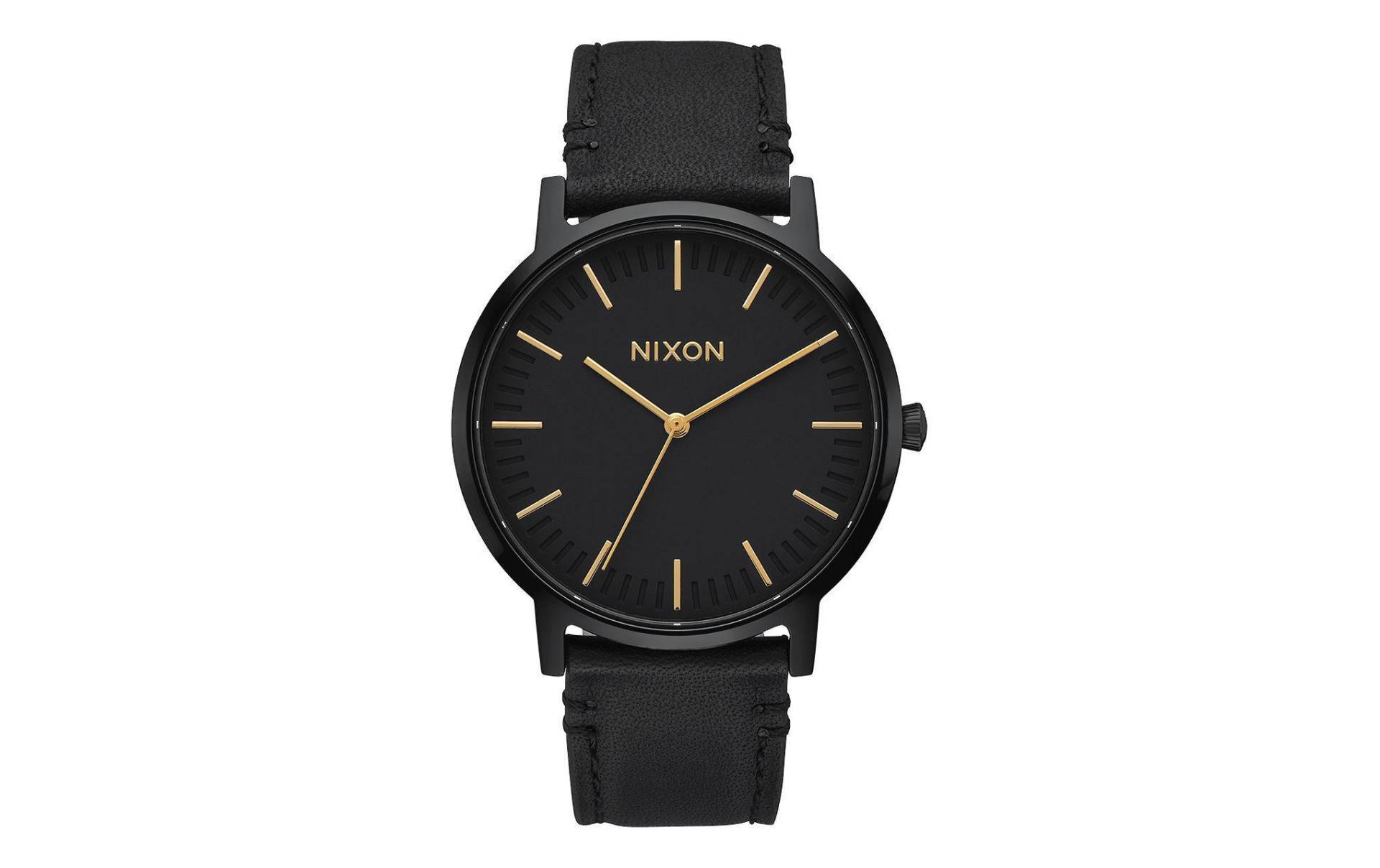 Nixon Chronograph »Porter Leather All Black Goldfarben 40 mm« Nixon Chronograph »Porter Leather All Black Goldfarben 40 mm« von Nixon