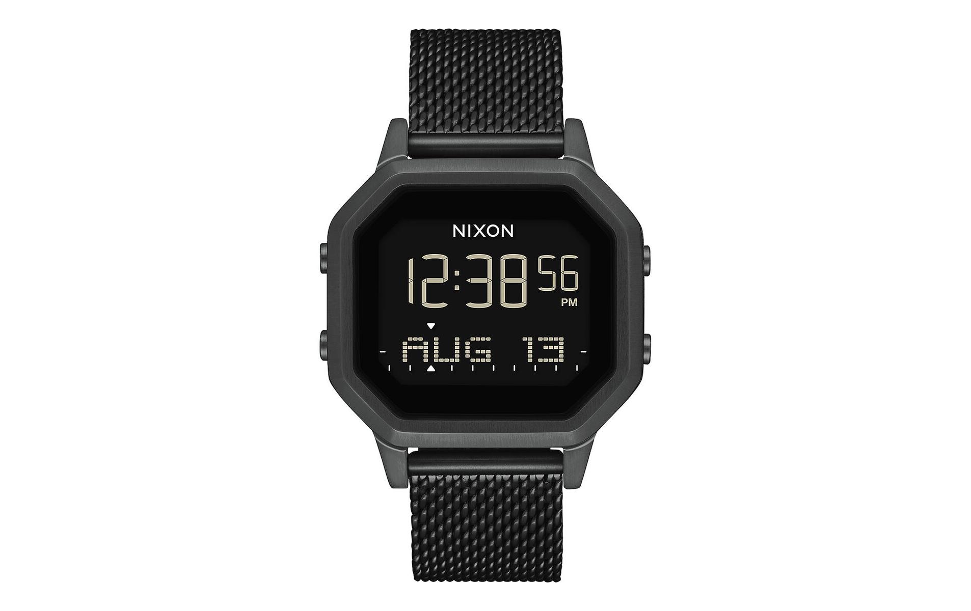 Nixon Digitaluhr »Milanese All Black«