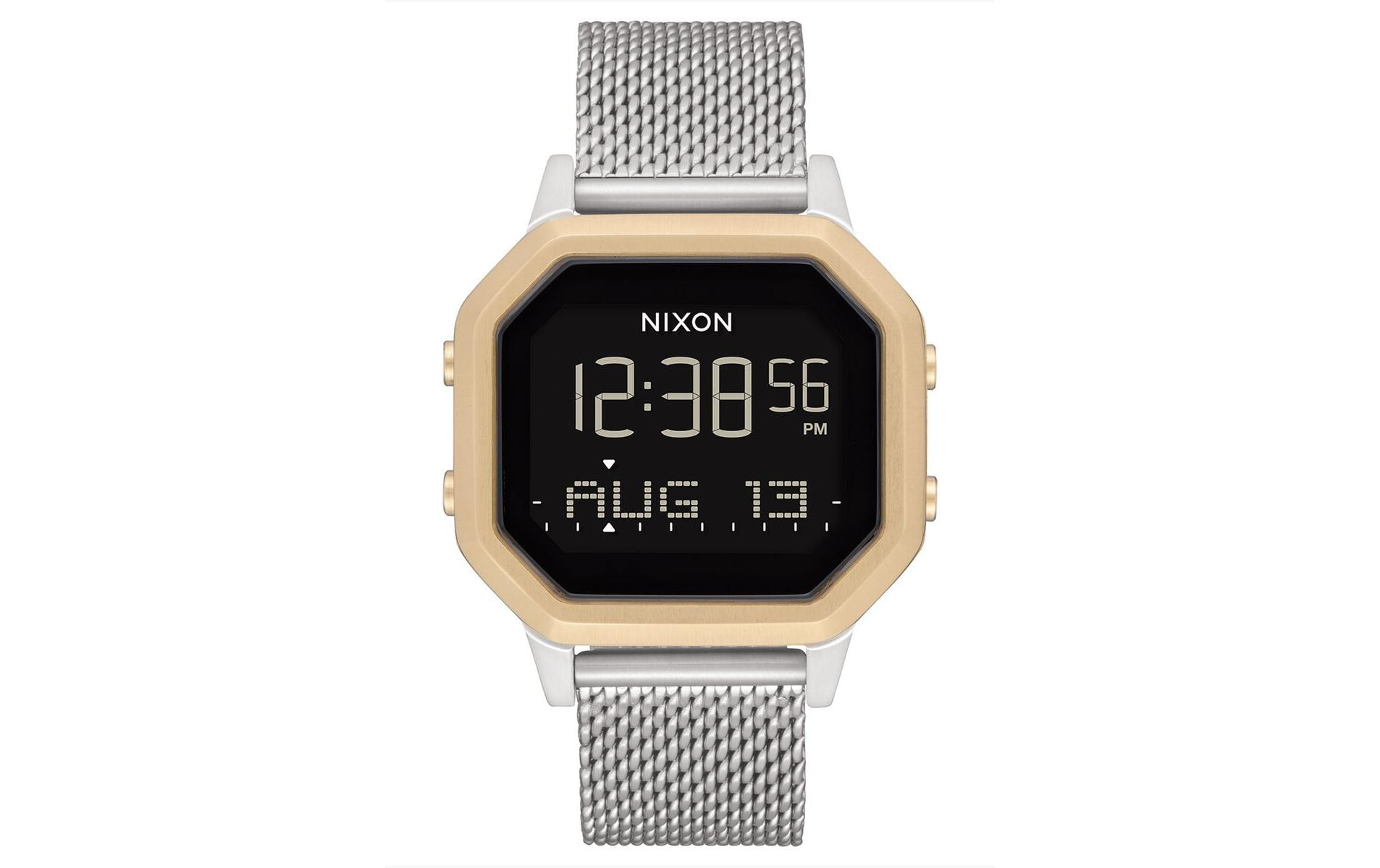 Nixon Digitaluhr »Milanese Silver / Light Goldfarben« von Nixon