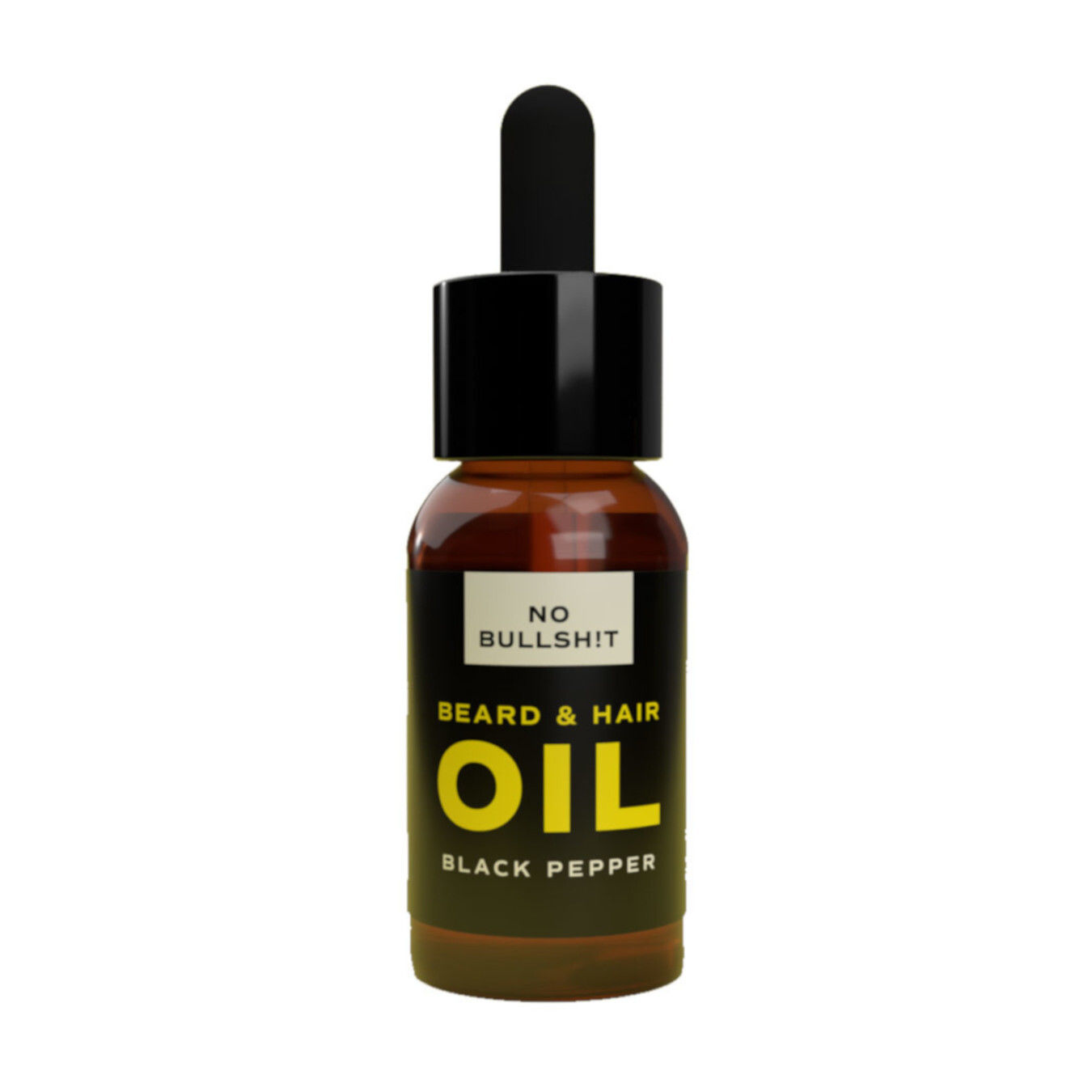 NO BULLSH!T Beard & Hair Oil  Black Pepper von No Bullsh!t