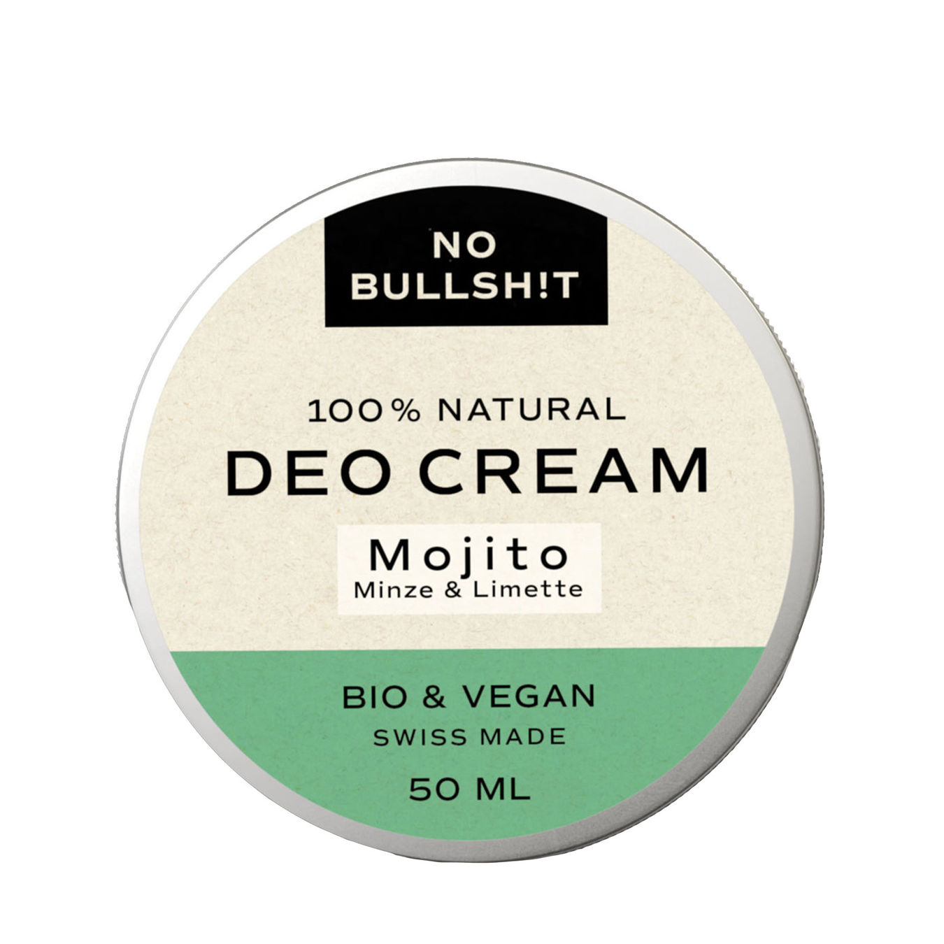 NO BULLSH!T Mojito Minze & Limette Deo Cream 15ml Unisex