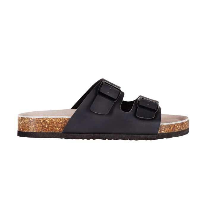 Tiefbett-Pantolette für Damen und Herren aus Softmaterial schwarz Tiefbett-Pantolette für Damen und Herren aus Softmaterial schwarz von West Style