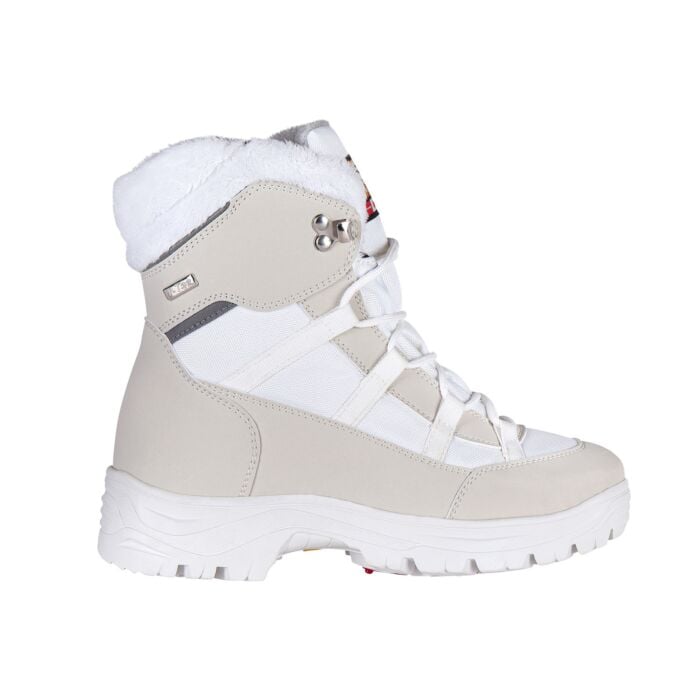 Winterstiefel für Damen mit umklappbarer OC System®Tipper Eiskralle, offwhite, 36 von M+G