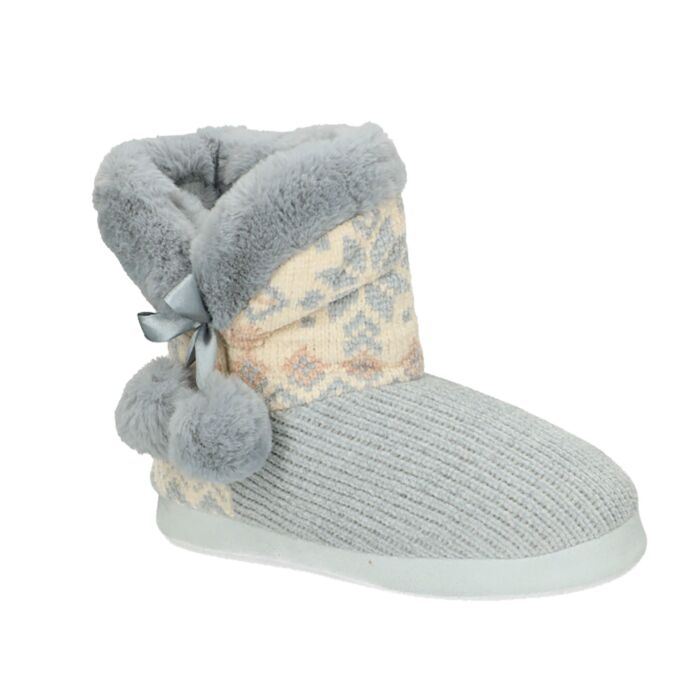 Wohlfühlschuh für Sie aus weichem Strickmaterial hellblau Wohlfühlschuh für Sie aus weichem Strickmaterial hellblau von Comforta
