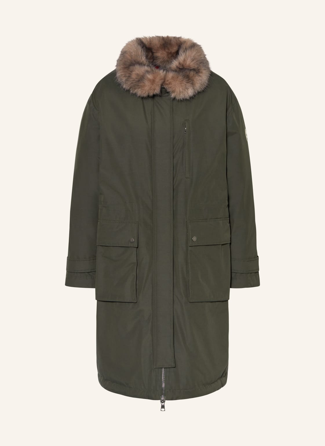 No.1 Como Parka Mira Mit Abnehmbarem Kunstpelz gruen No.1 Como Parka Mira Mit Abnehmbarem Kunstpelz gruen von No.1 Como