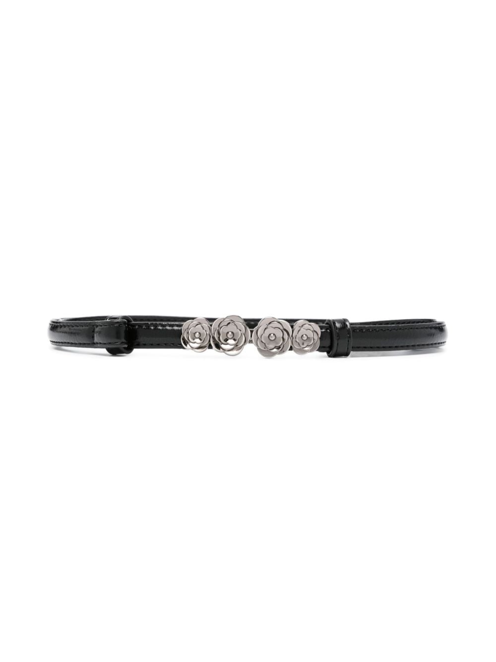 Nº21 Kids embossed-crocodile belt - Black von Nº21 Kids