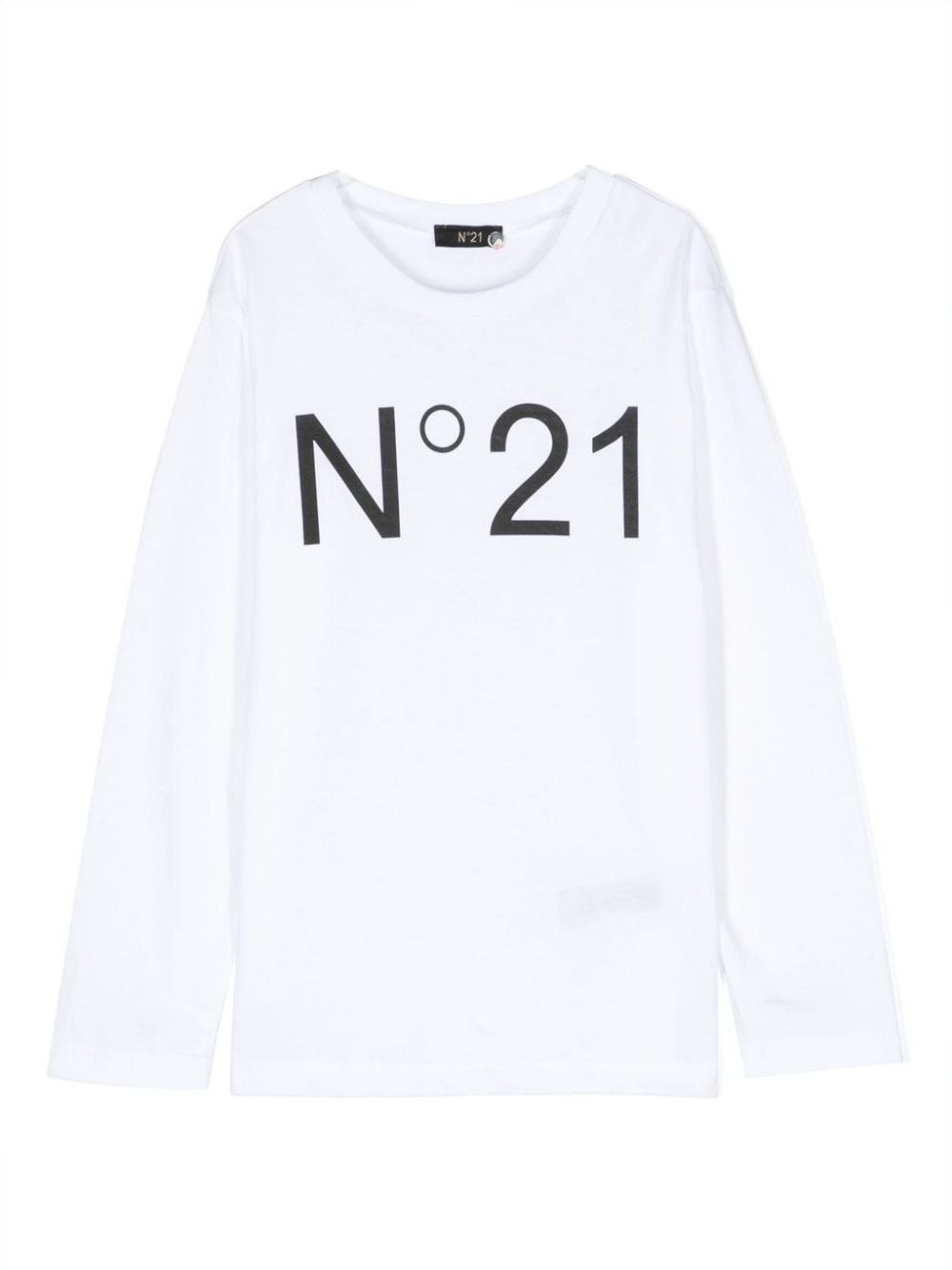 Nº21 Kids logo print T-shirt - White von Nº21 Kids