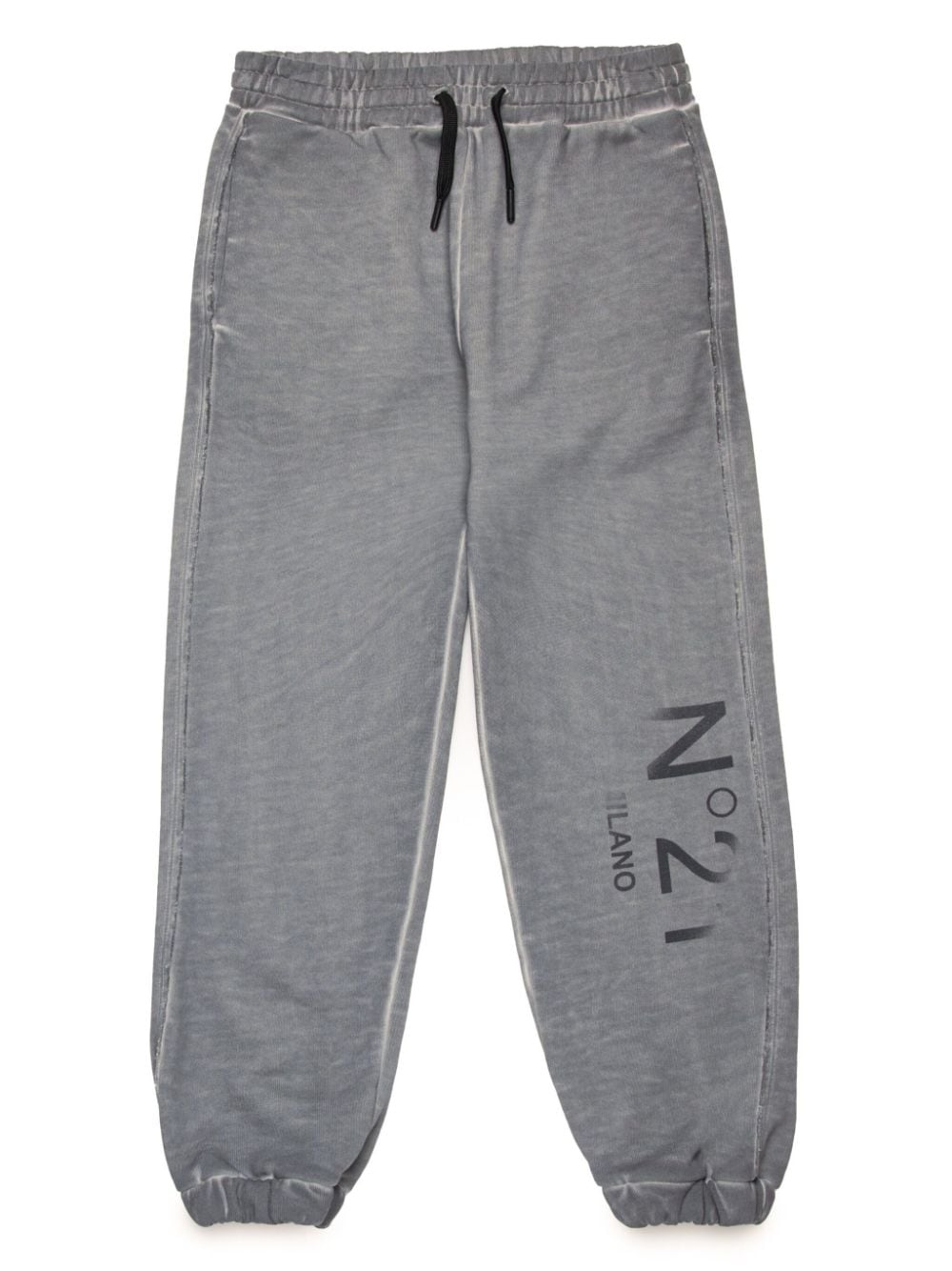 Nº21 Kids logo-print track pants - Grey von Nº21 Kids