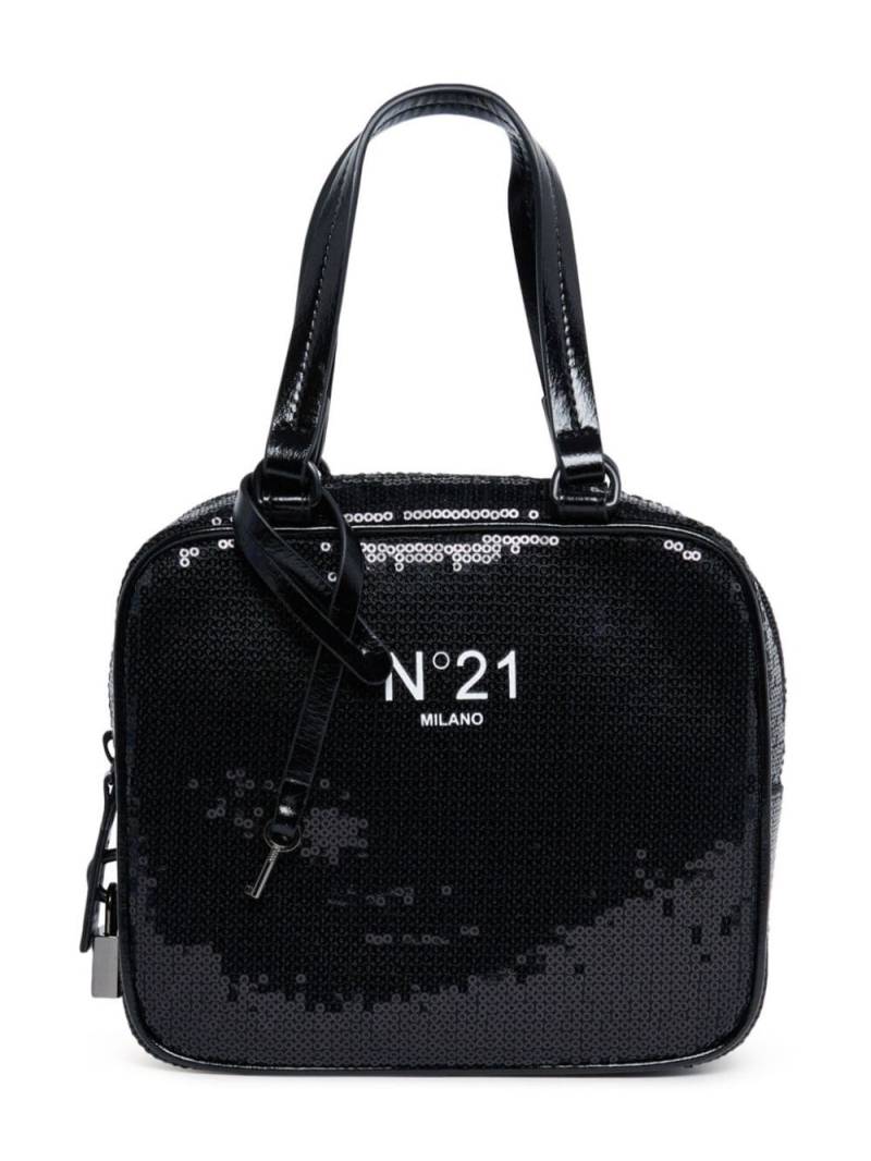 Nº21 Kids sequin shoulder bag - Black von Nº21 Kids