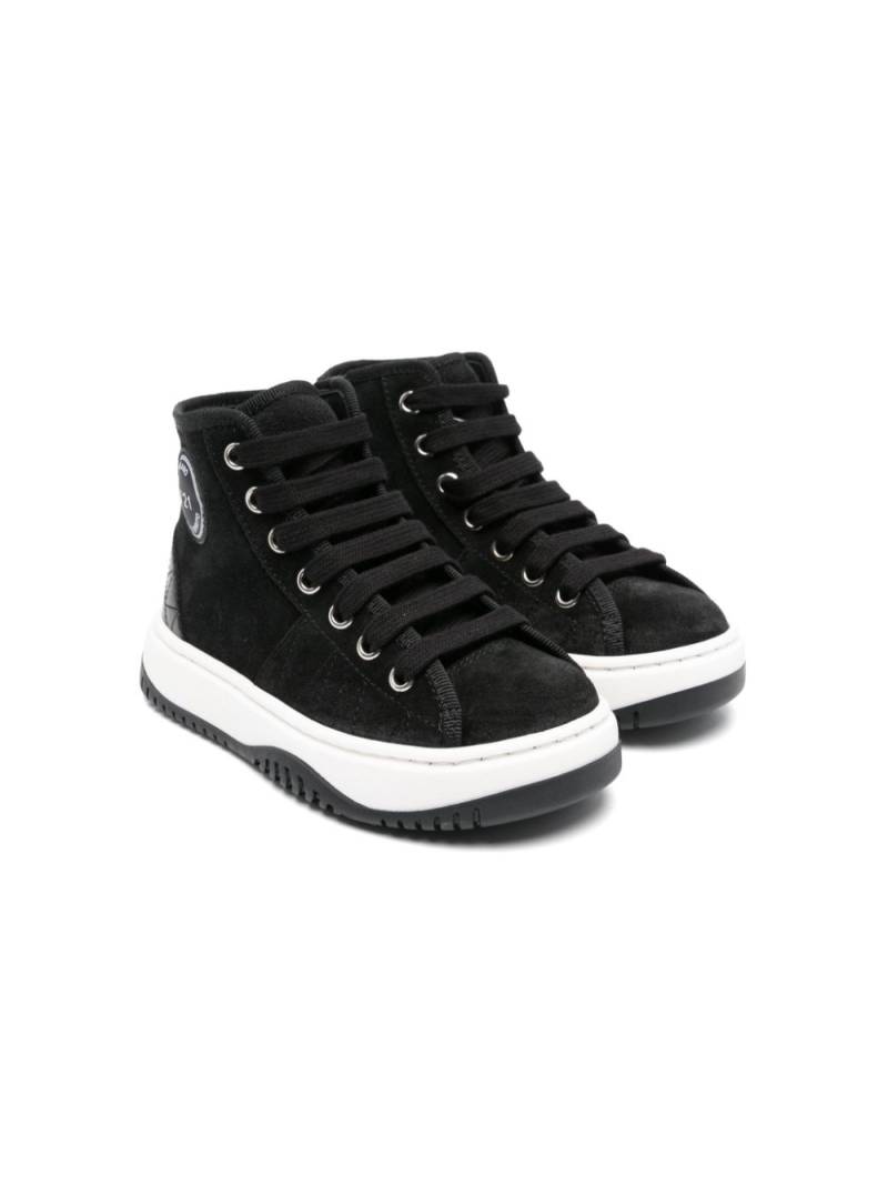 Nº21 Kids suede sneakers - Black von Nº21 Kids