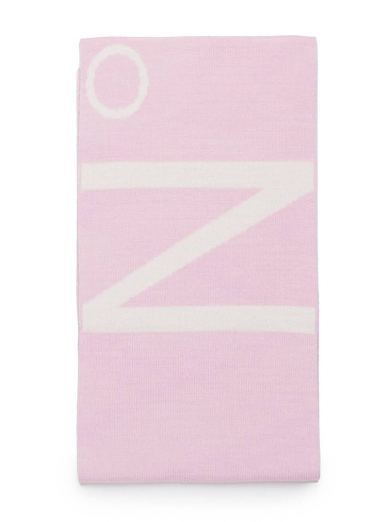 Nº21 Kids two-tone fine-knit scarf - Pink von Nº21 Kids