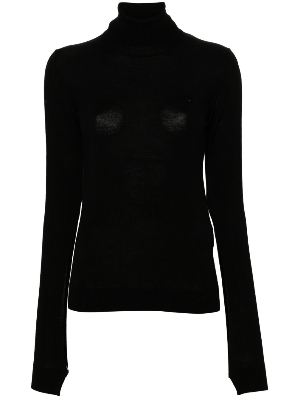 Nº21 beaded-logo sweater - Black von Nº21