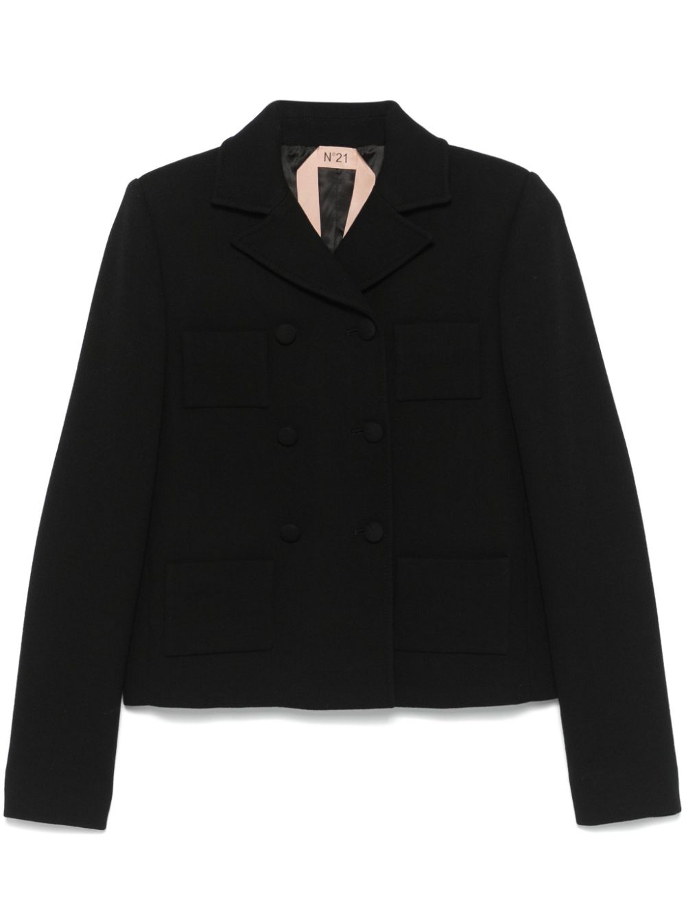 Nº21 belted jacket - Black von Nº21