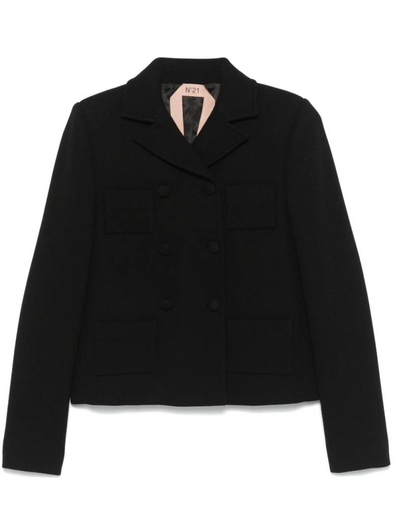 Nº21 belted jacket - Black von Nº21