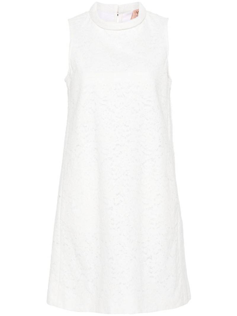 Nº21 corded-lace mini dress - White von Nº21