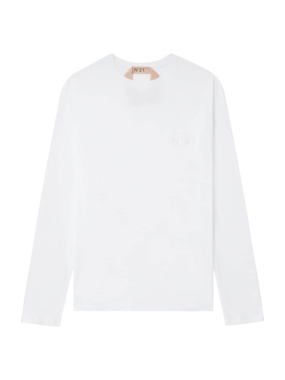 Nº21 cotton T-shirt - White von Nº21