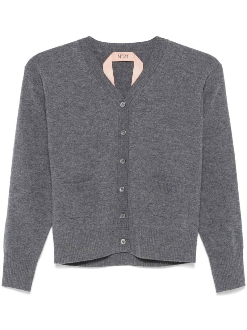 Nº21 cropped cardigan - Grey von Nº21