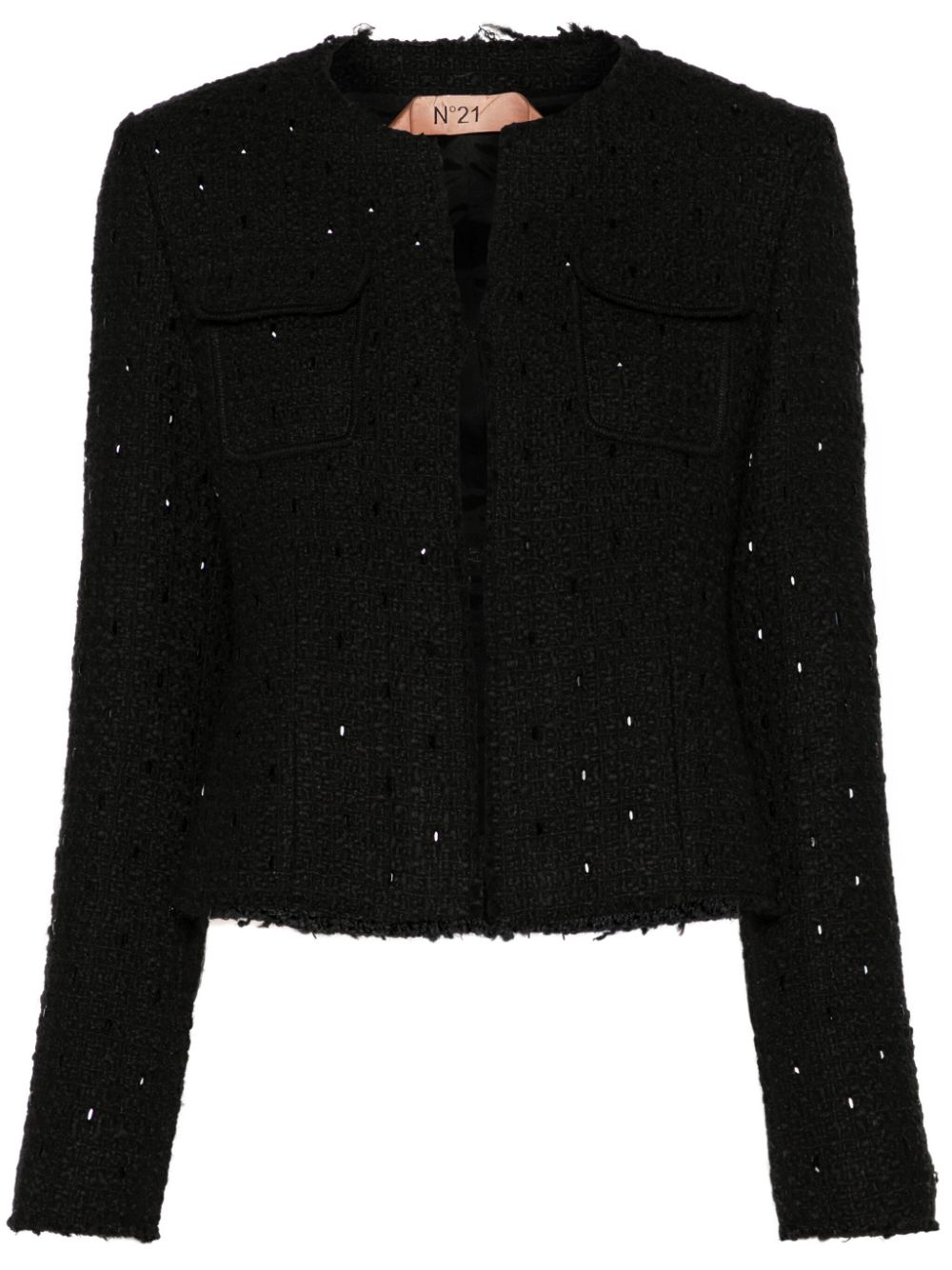 Nº21 crystal-embellished jacket - Black von Nº21