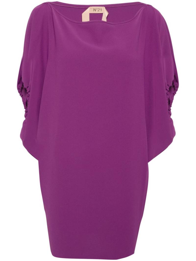 Nº21 draped mini dress - Purple von Nº21