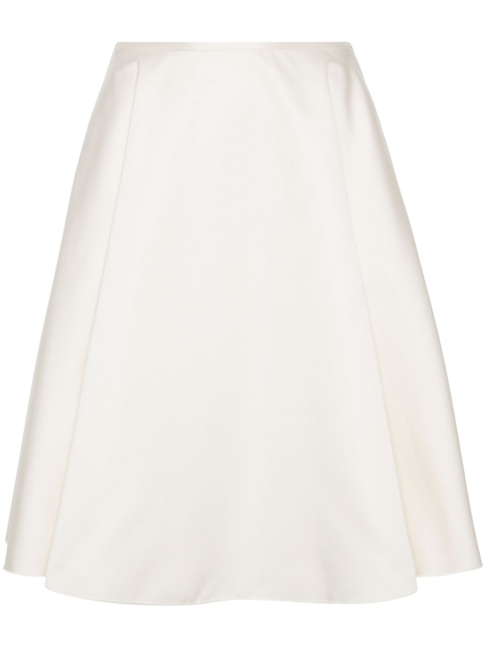 Nº21 flared mini skirt - White von Nº21