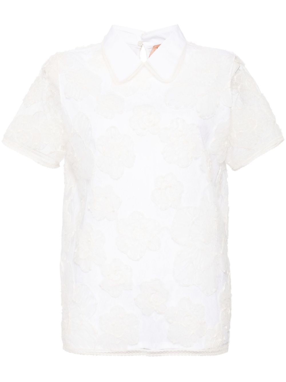 Nº21 floral-lace blouse - White von Nº21