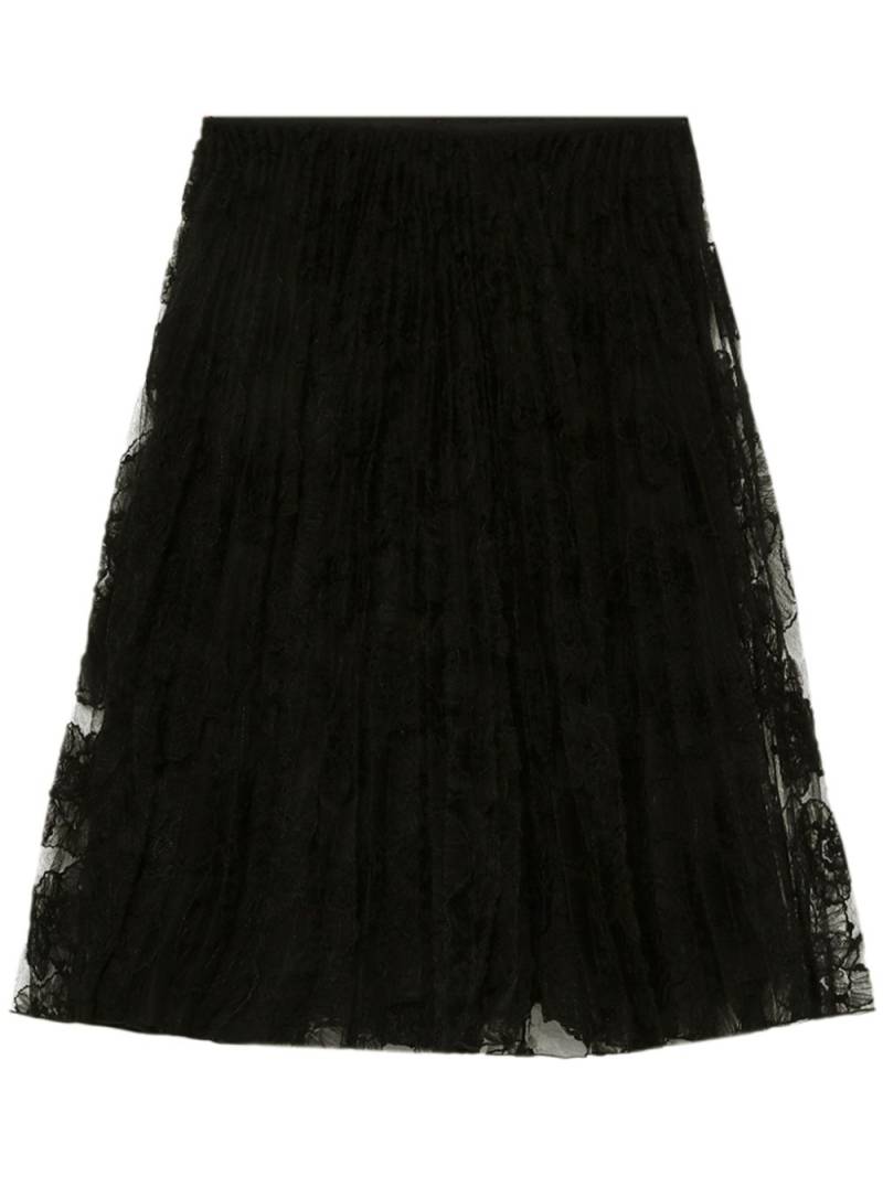 Nº21 floral tulle skirt - Black von Nº21