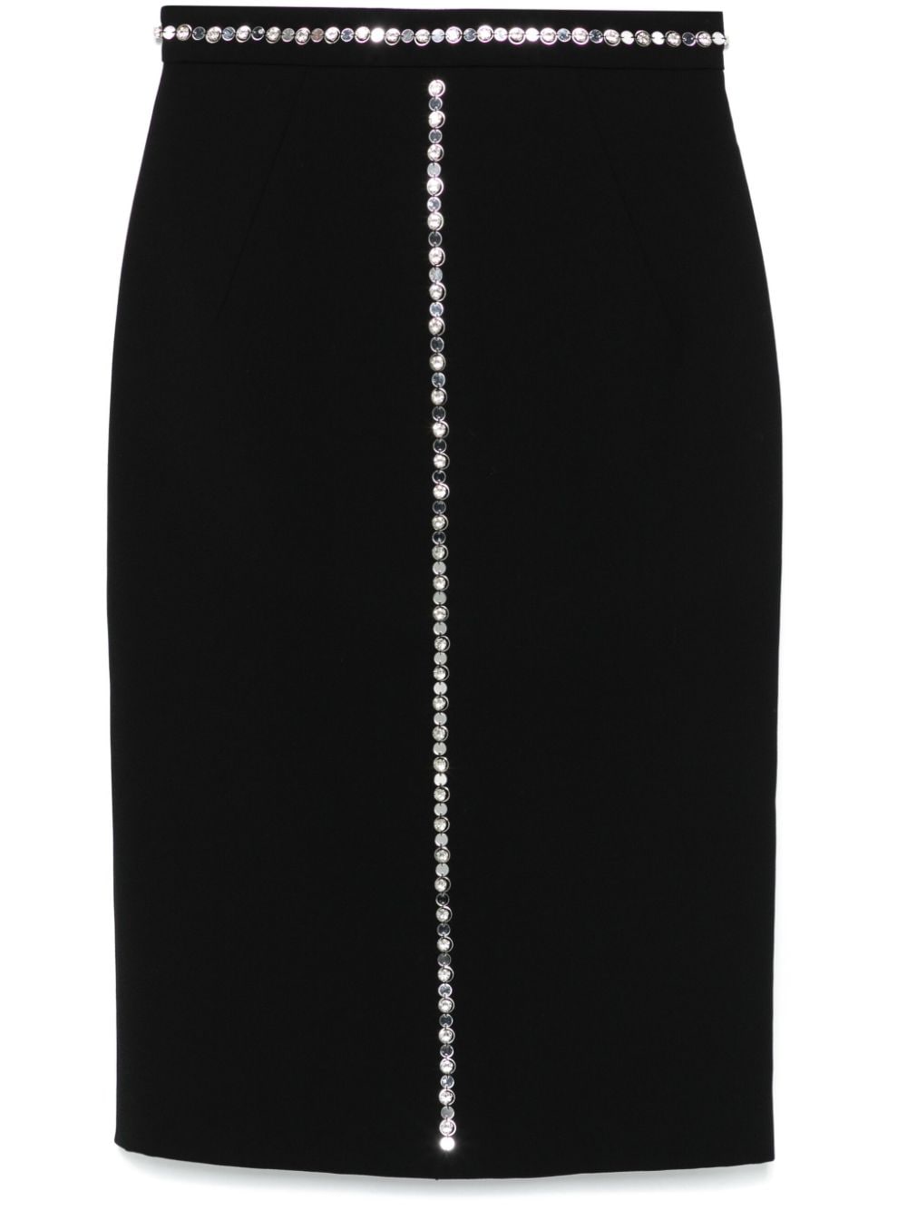 Nº21 glass crystal-detail mini skirt - Black von Nº21