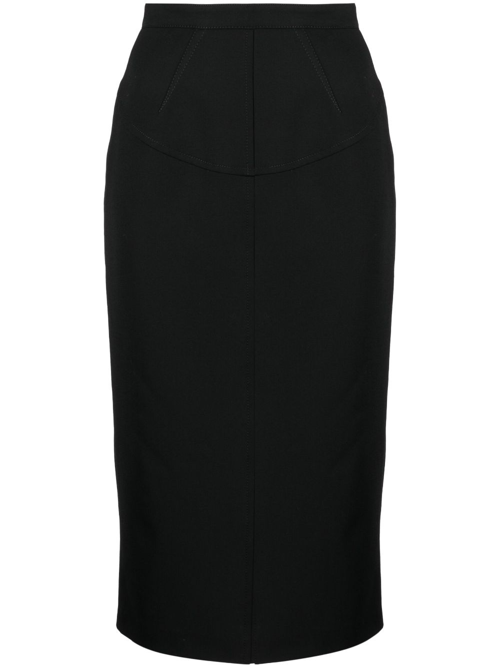 Nº21 high-waisted pencil skirt - Black von Nº21