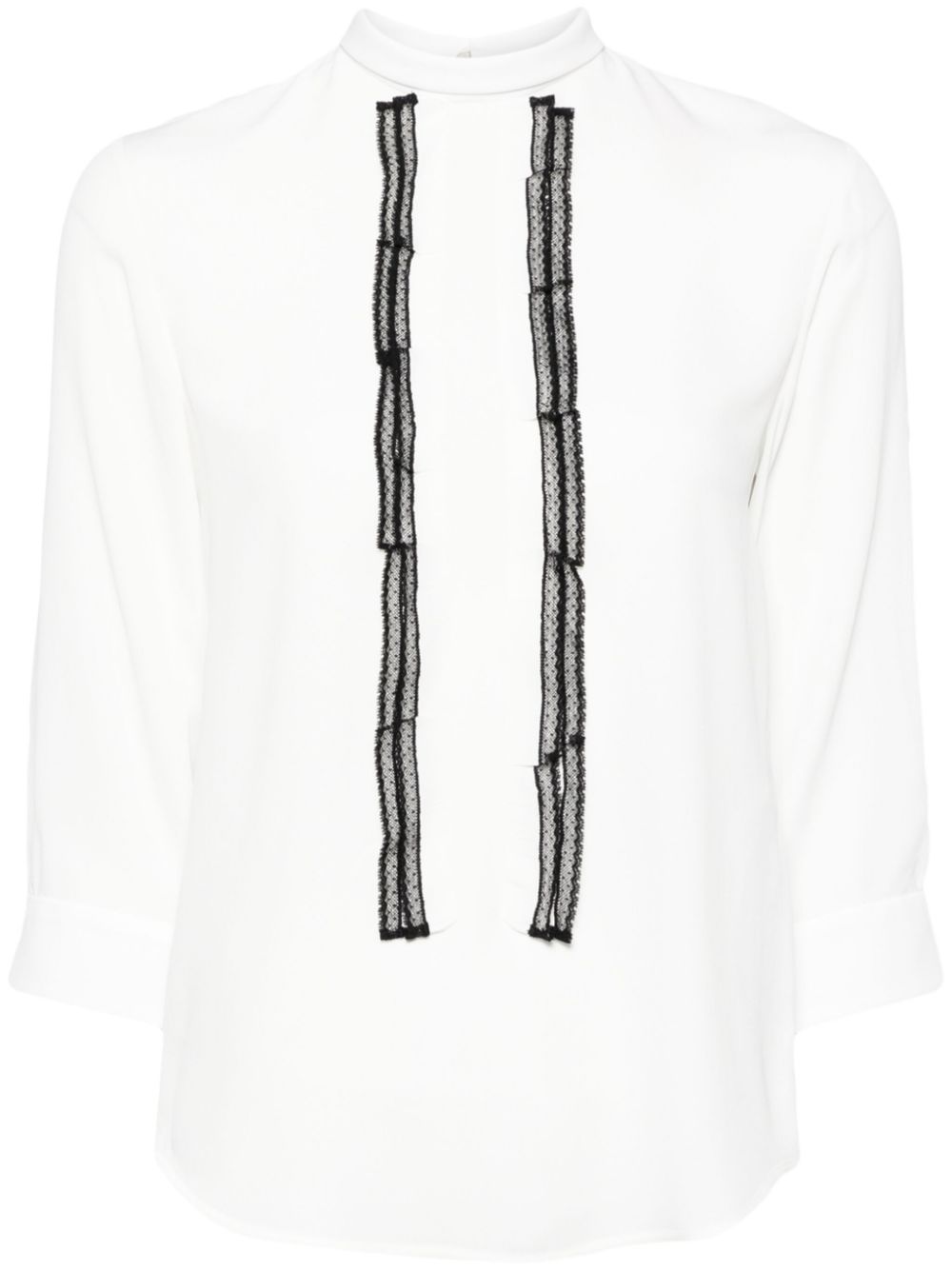 Nº21 lace detail blouse - White von Nº21