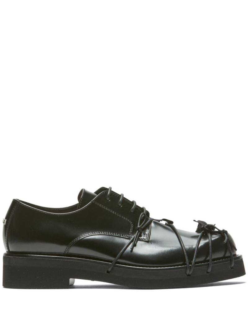 Nº21 lace-up leather derby shoes - Black von Nº21