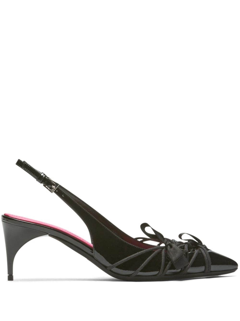 Nº21 lace-up slingback pumps - Black von Nº21