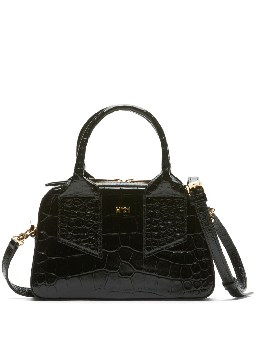 Nº21 mini Bauletto shoulder bag - Black von Nº21