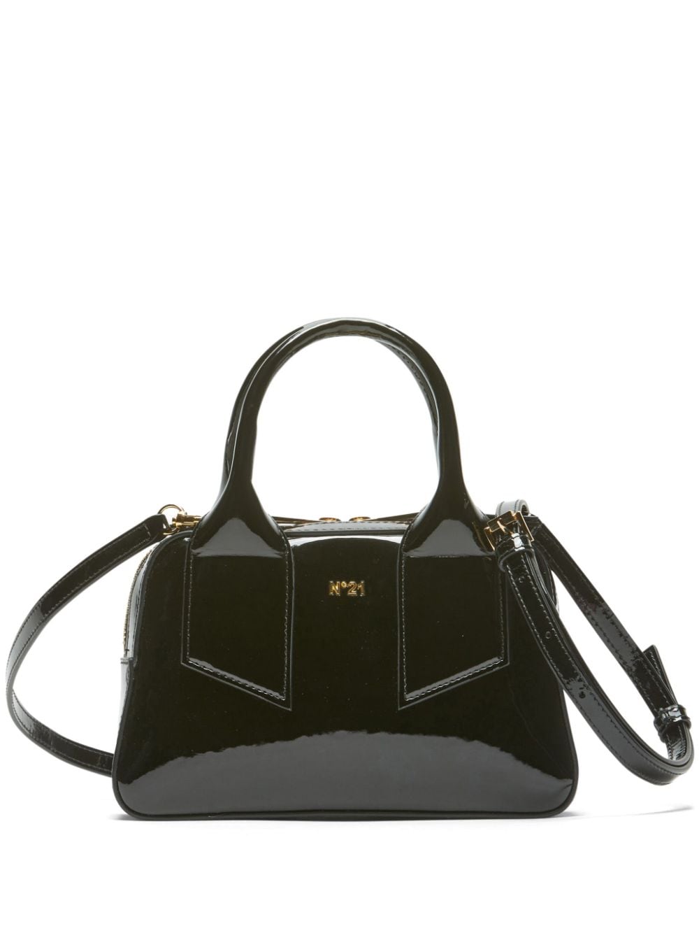 Nº21 mini Bauletto shoulder bag - Black von Nº21