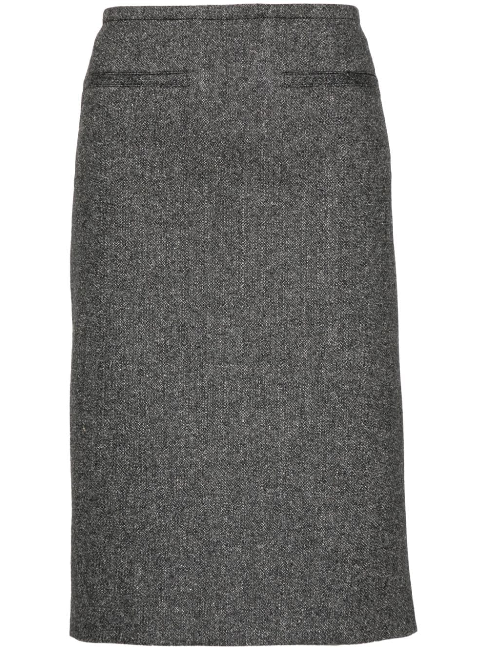 Nº21 pencil midi skirt - Black von Nº21