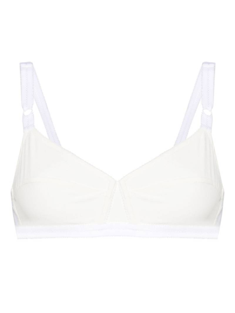 Nº21 scalloped-edges bra - White von Nº21