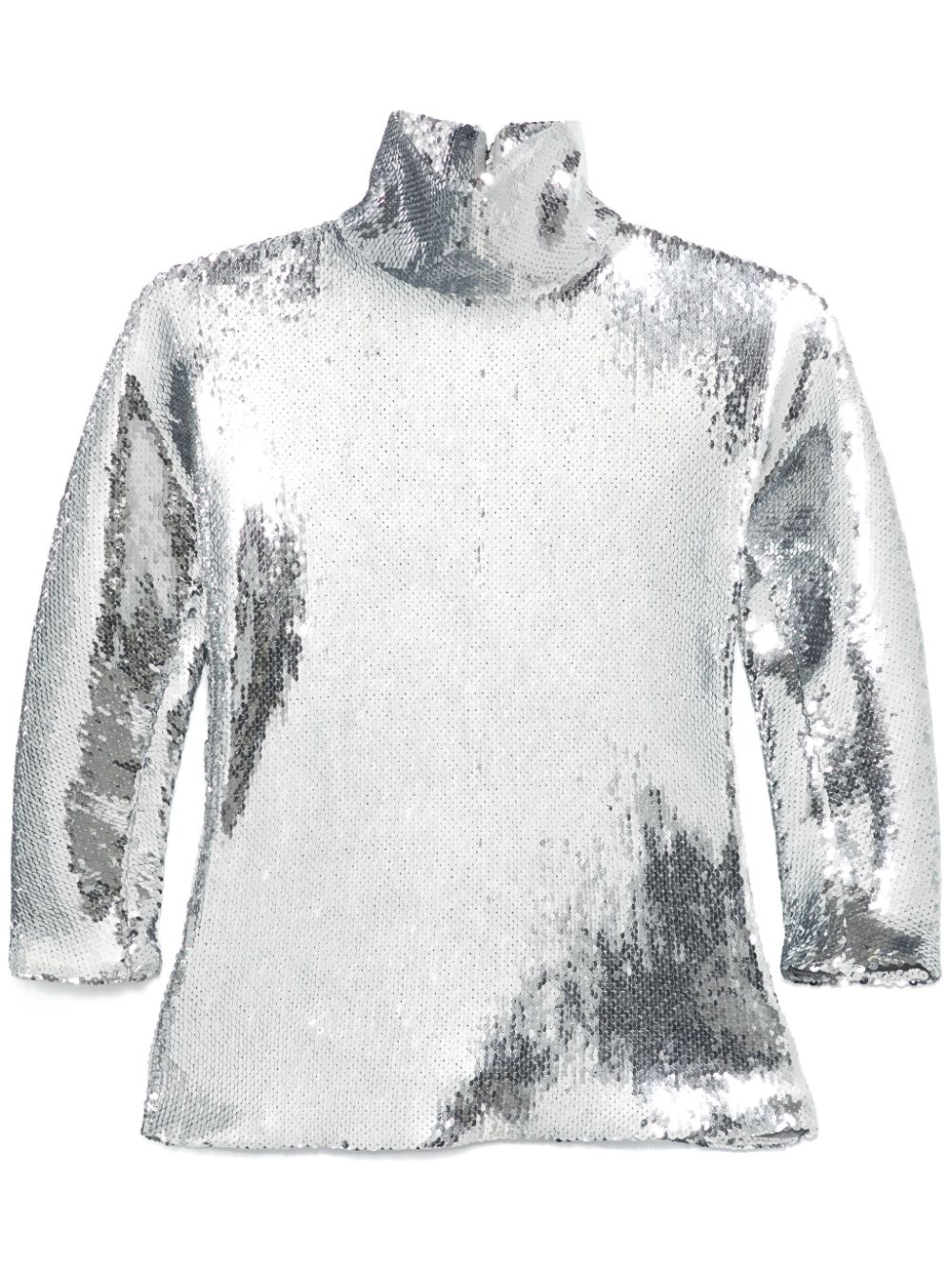 Nº21 sequinned top - Silver von Nº21